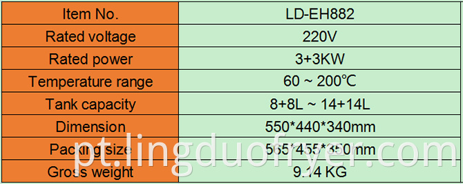 Electric Fryer Product Details